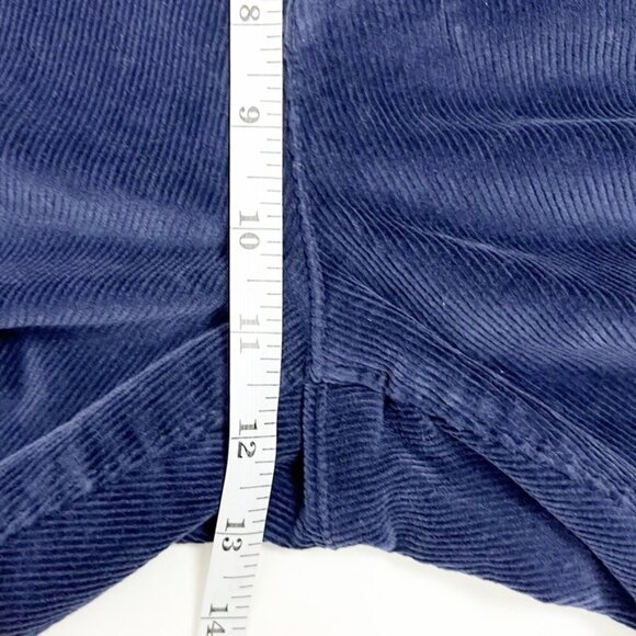 NWT Black Brown 1826 Pants Mens 36x34 Navy Blue Straight Leg Corduroy Classic - Picture 5 of 10